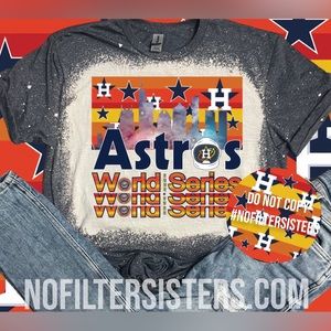 Astros WS 2022 Bleached Tee